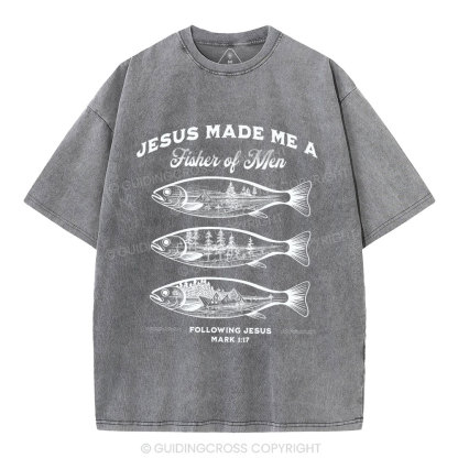 Fisher Of Men Christian Washed T-Shirt