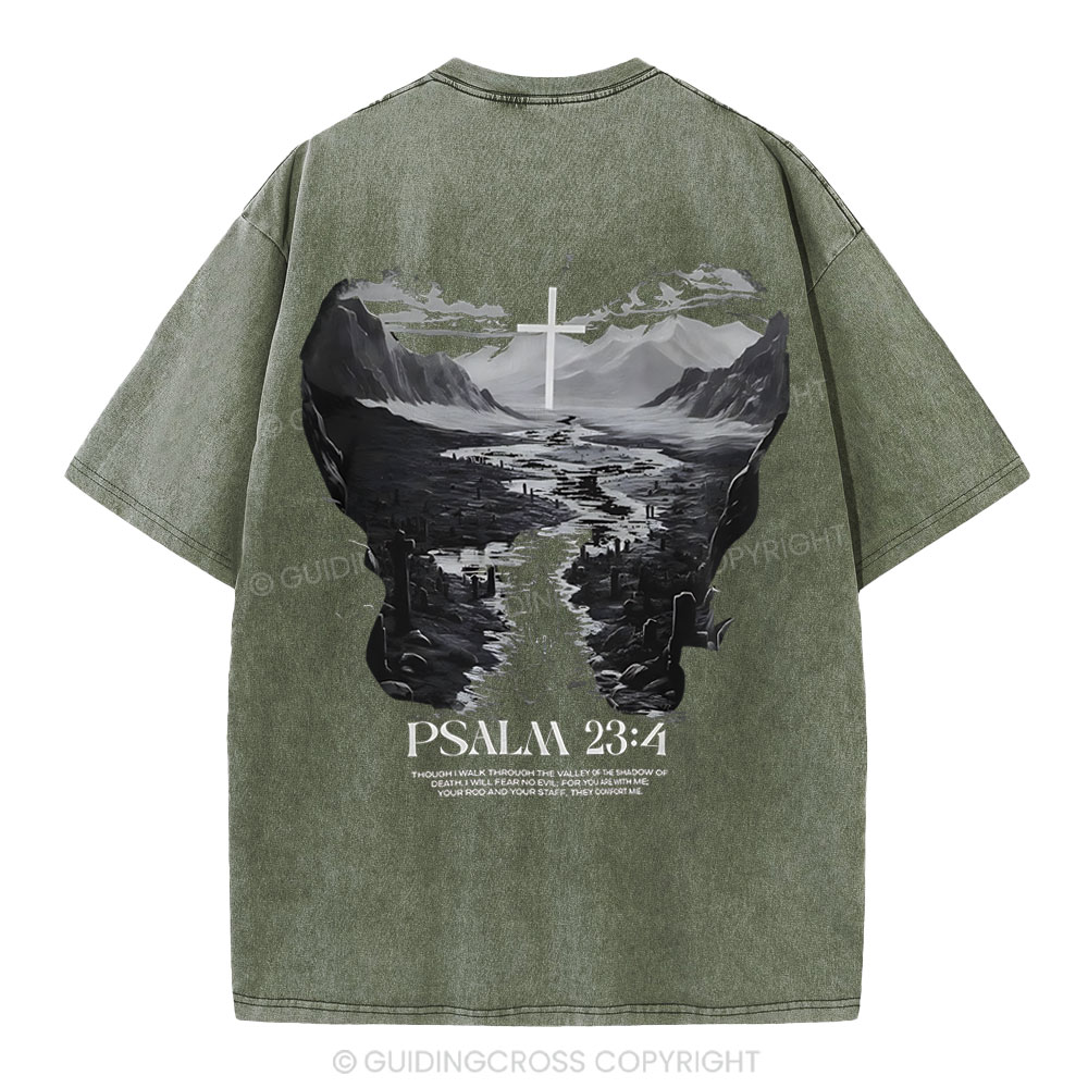 Fear No Evil  Christian Washed T-Shirt