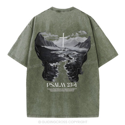 Fear No Evil  Christian Washed T-Shirt