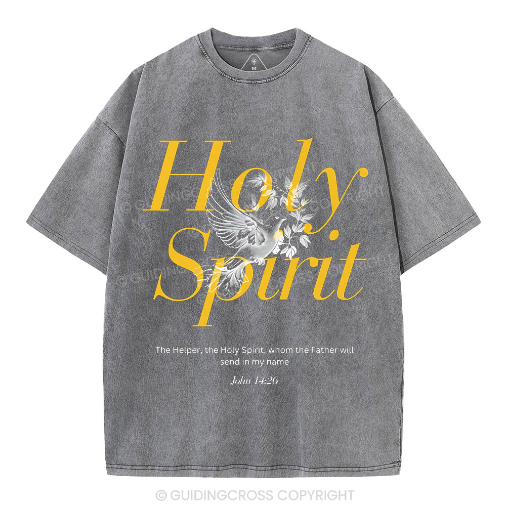 Holy Spirit Christian Washed T-Shirt