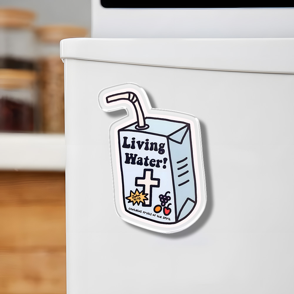 Living Water Acrylic Refrigerator Magnets