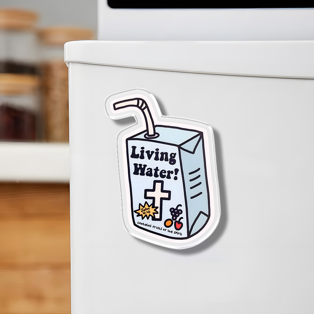 Living Water Acrylic Refrigerator Magnets