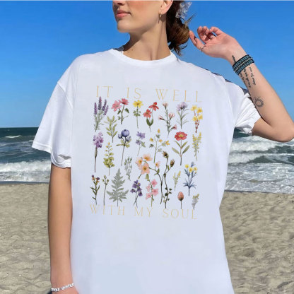 It Is Well With My Soul Christian T-Shirt