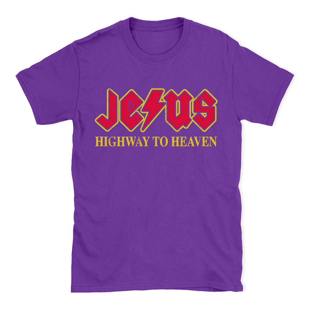 Jesus Highway To Heaven Christian T-Shirt