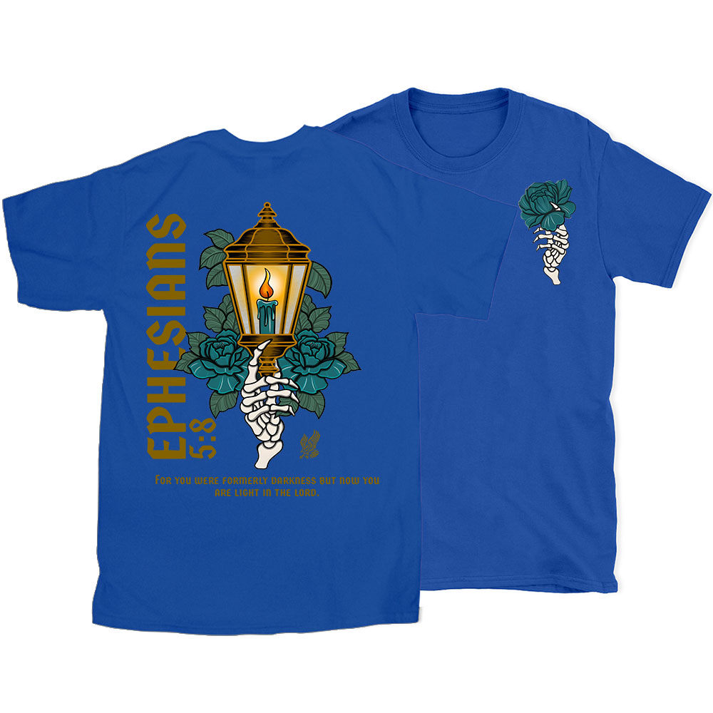 For You Were Formerly Darkness Christian T-Shirt