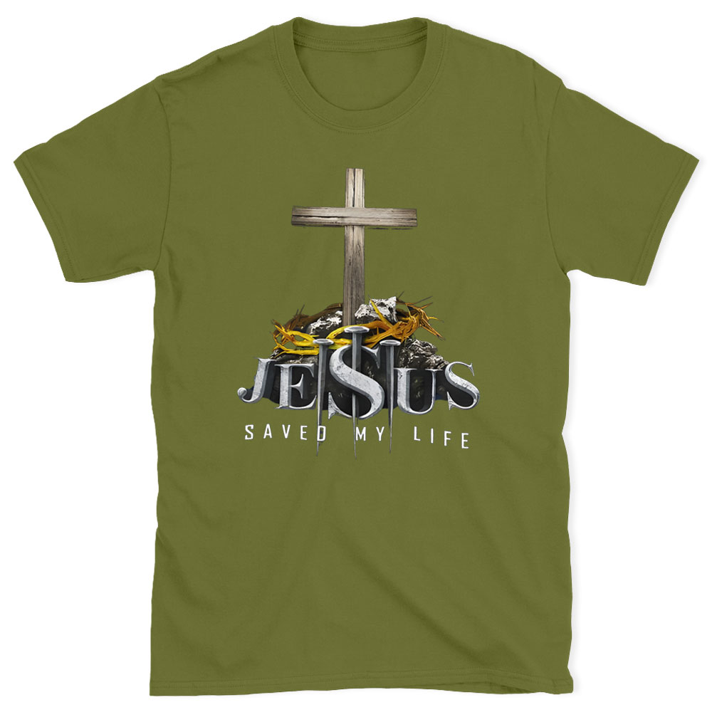 Jesus Saved My Life Christian  T-Shirt
