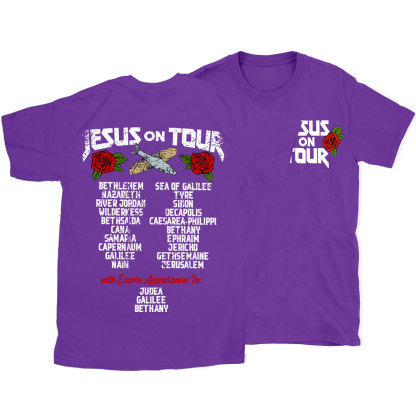 Jesus On Tour Christian T-Shirt