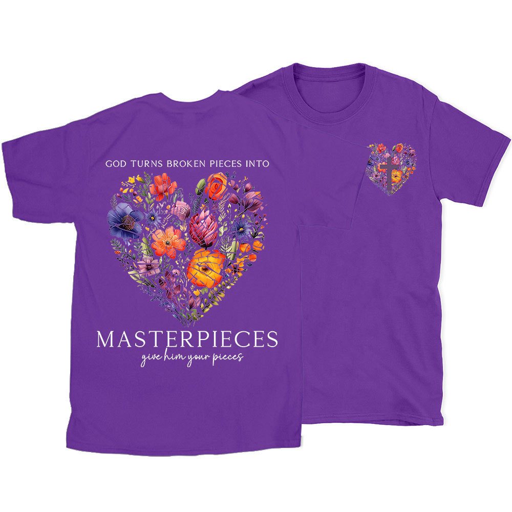 Masterpices Give Him Your Pieces Christian T-Shirt
