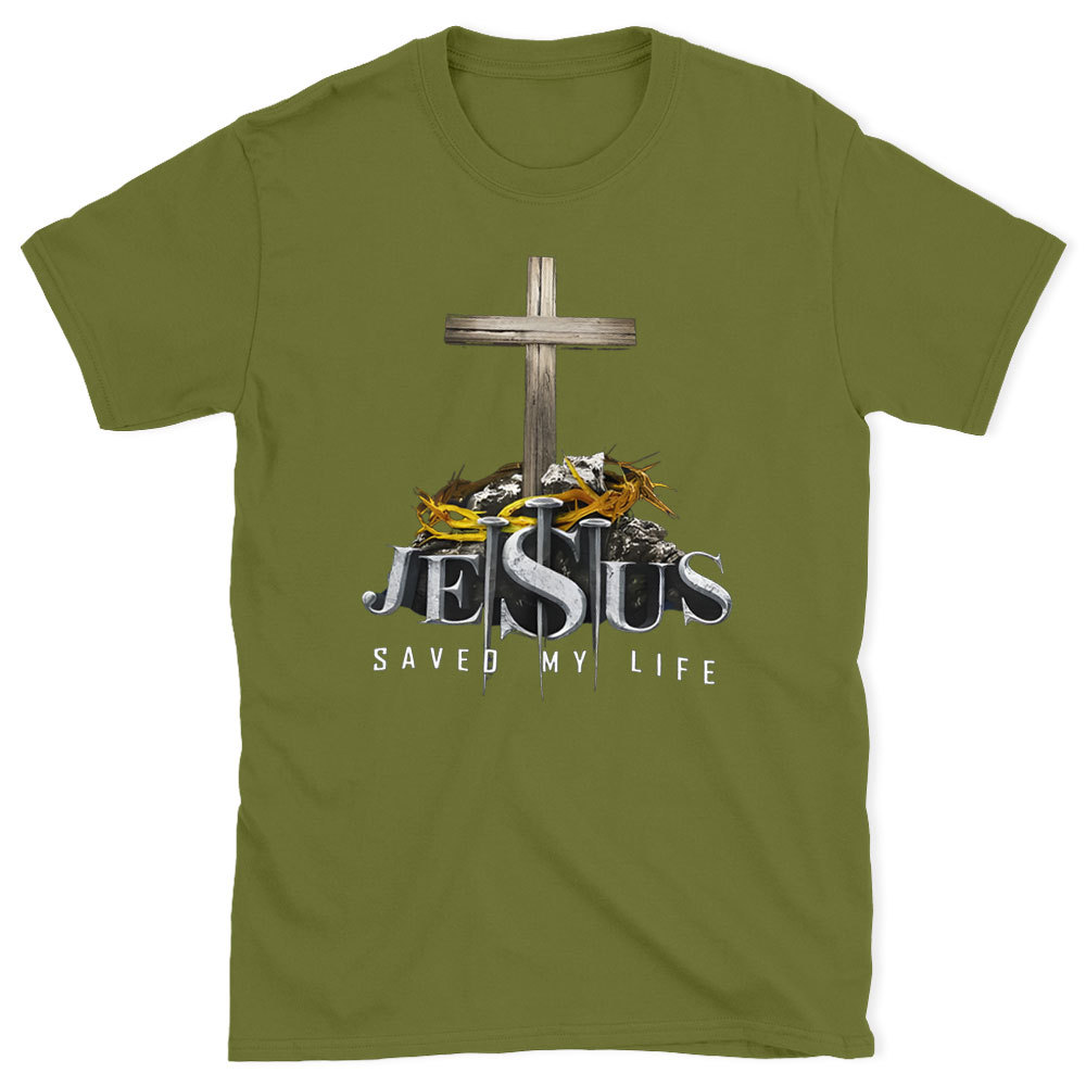 Jesus Saved My Life Christian  T-Shirt