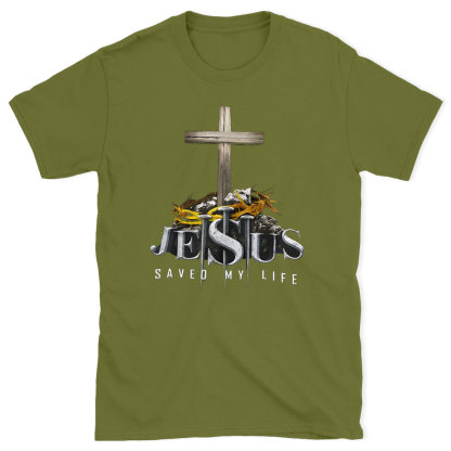 Jesus Saved My Life Christian  T-Shirt