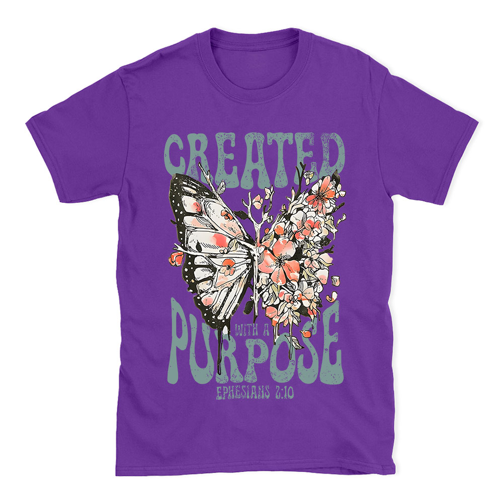 Created With A Purpose Christian T-Shirt
