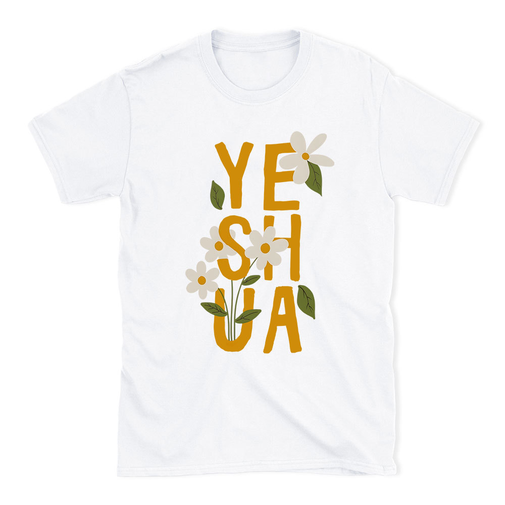 Yeshua With Flower Christian T-Shirt