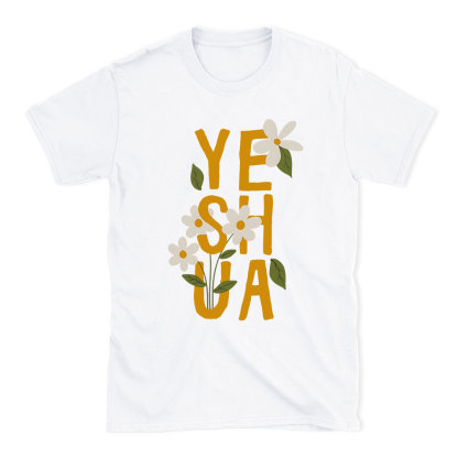 Yeshua With Flower Christian T-Shirt