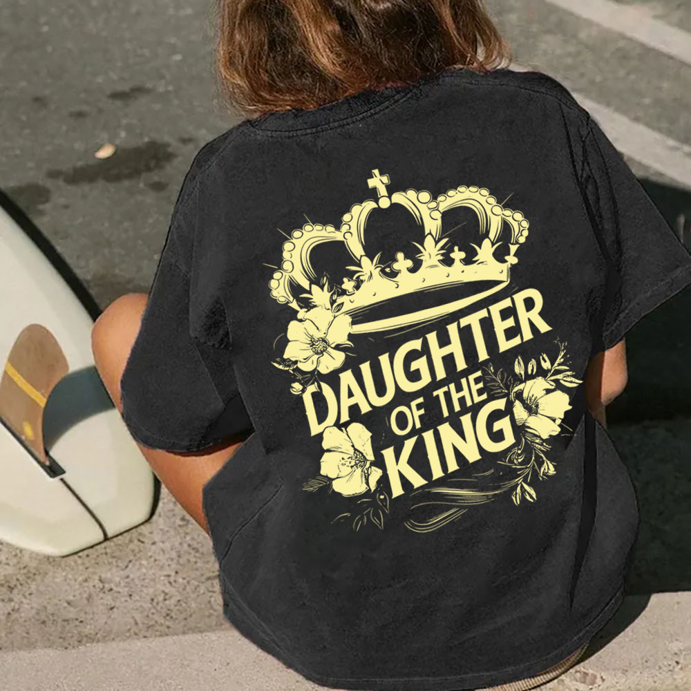 Daughter Of The King Chirstian Washed T-Shirt