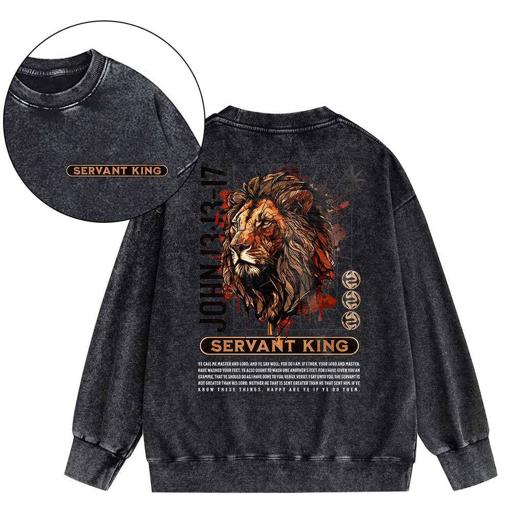 Servant King Christian Washed Sweatshirt