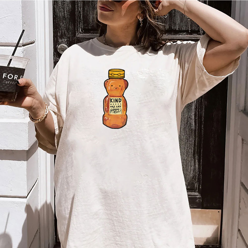 Kind Words Are Like Honey Christian Washed T-Shirt