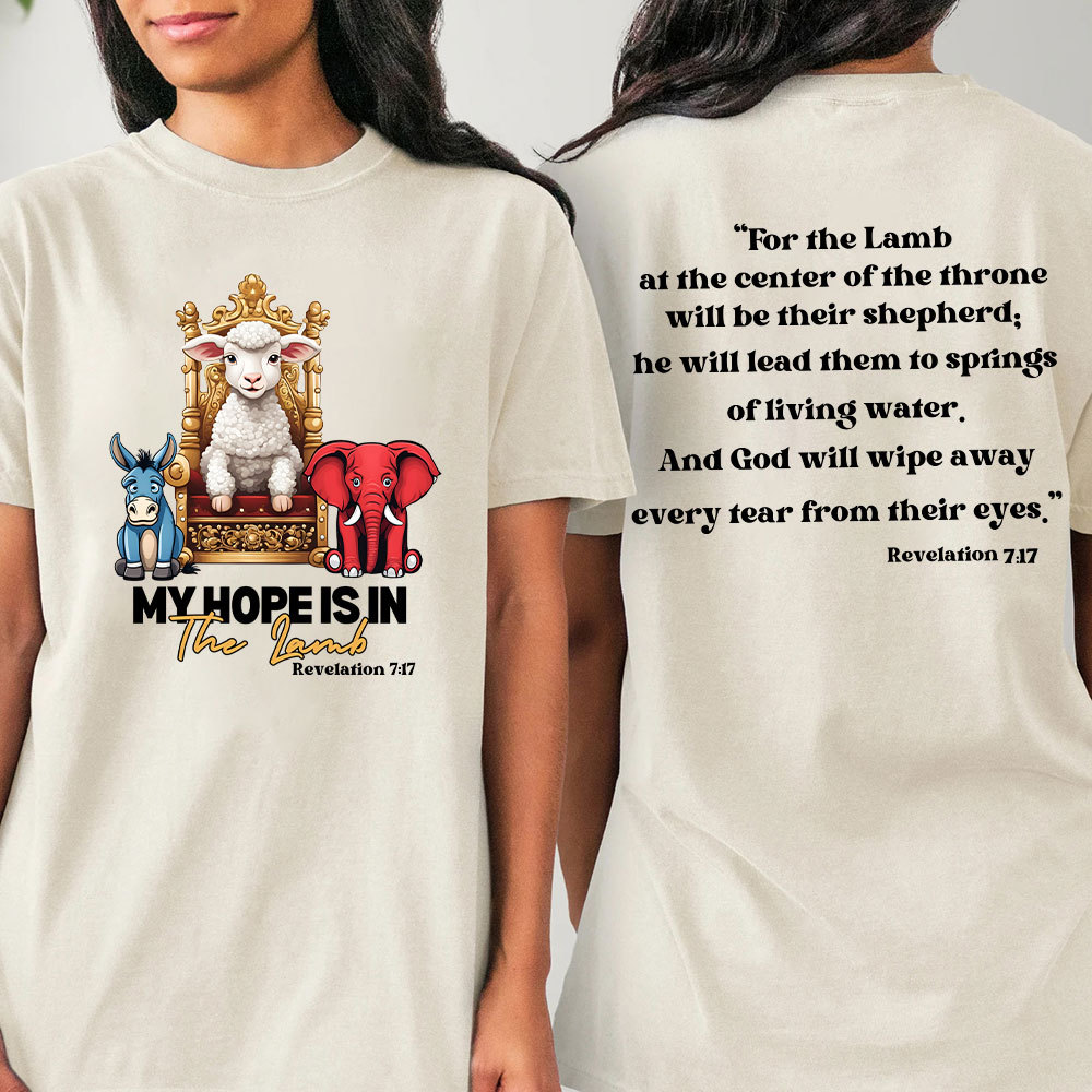 My Hope Is In The Lamb Christian T-Shirt