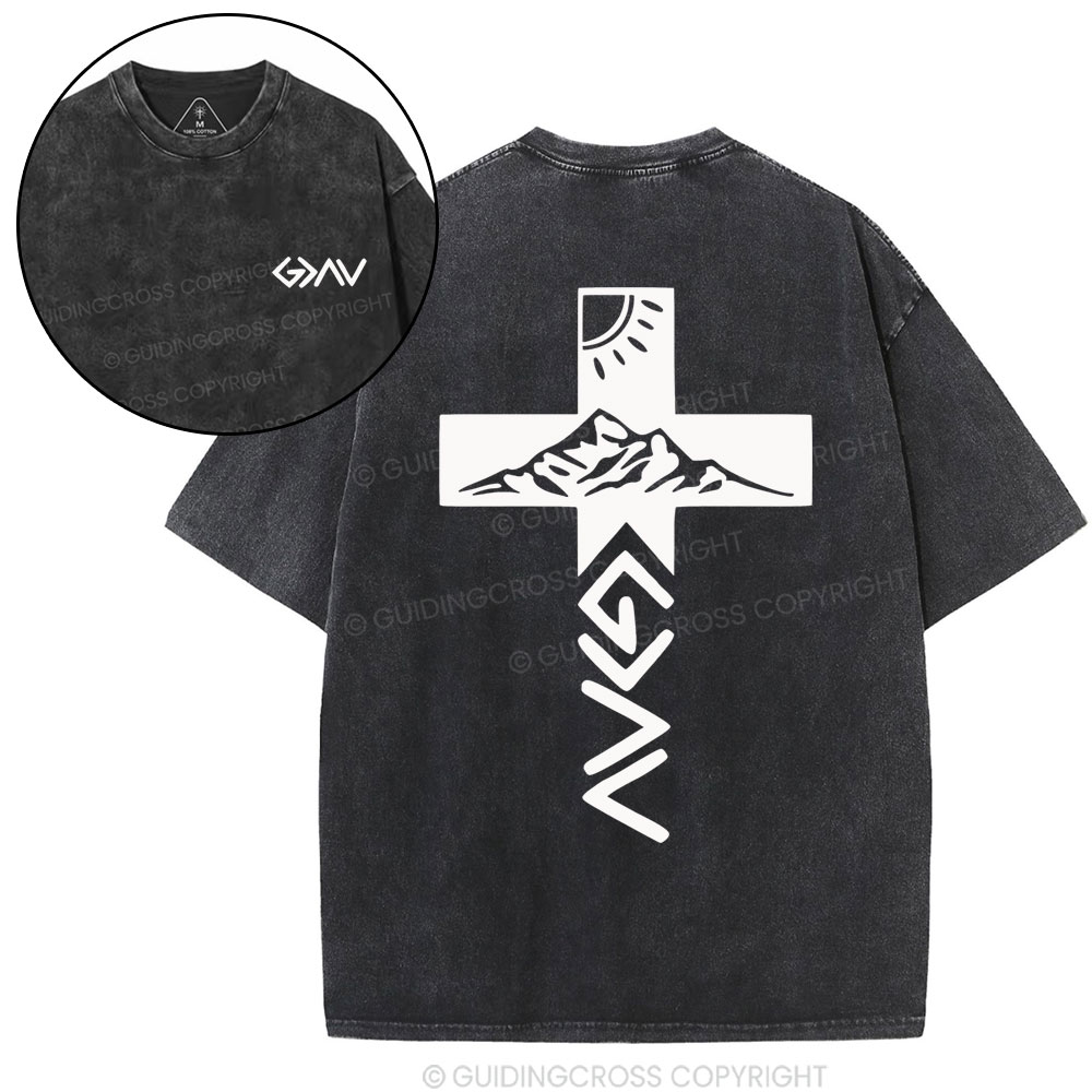 God Is Greater Than The Highs And Lows Cross T-Shirt God Is Greater Than The Highs And Lows Cross T-Shirt