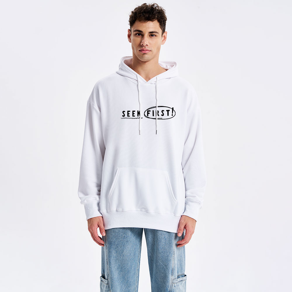 Seek Frist The Kingdom Of God Classic Christian Hoodie