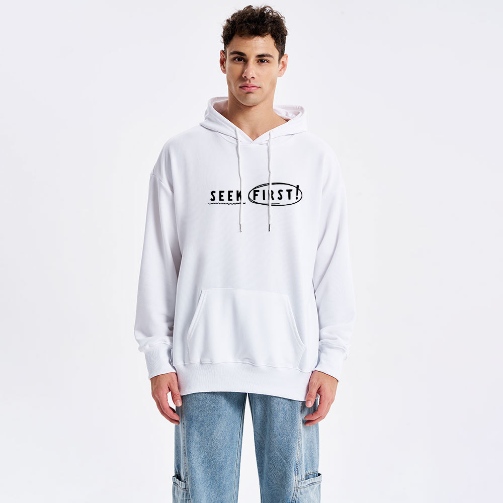 Seek Frist The Kingdom Of God Classic Christian Hoodie