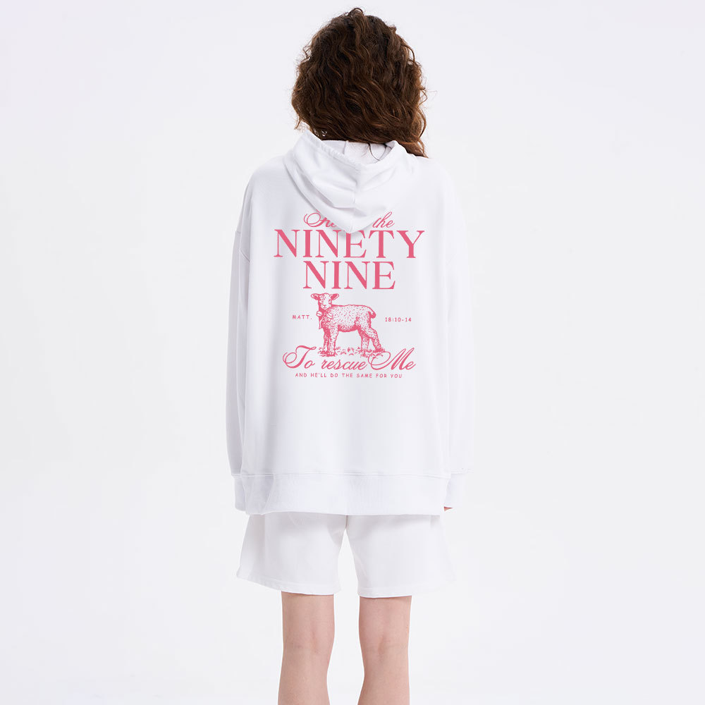He Left The 99 To Rescues Me Classic Christian Hoodie