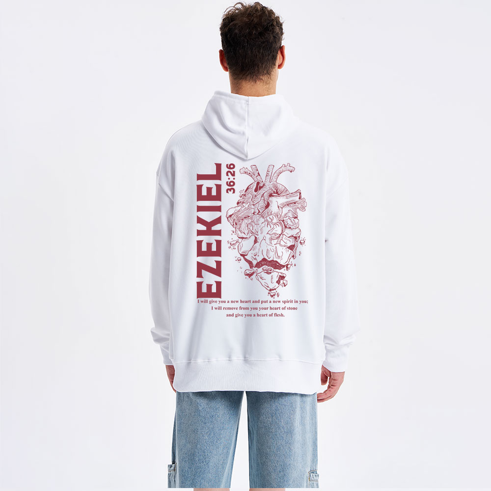 I Will Give You A New Heart And Put A New Spirit Classic Christian Hoodie