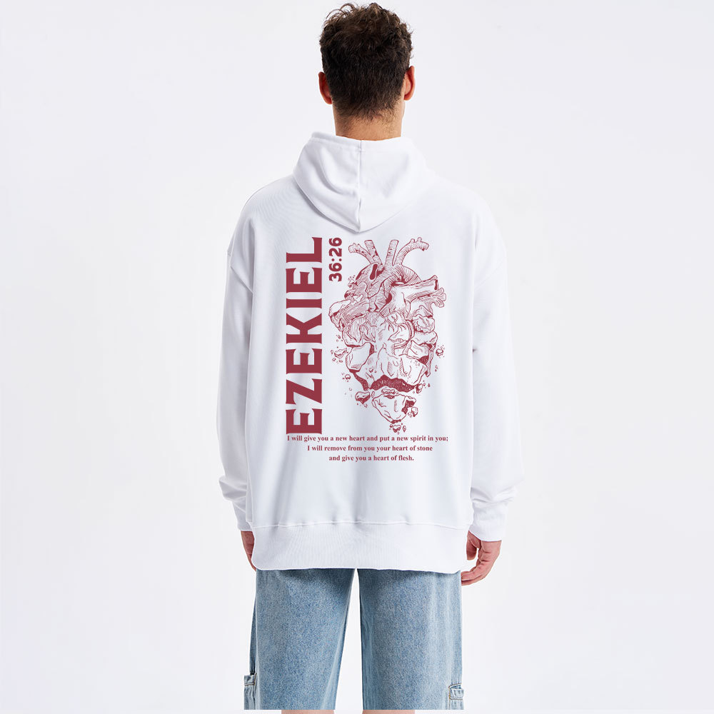 I Will Give You A New Heart And Put A New Spirit Classic Christian Hoodie