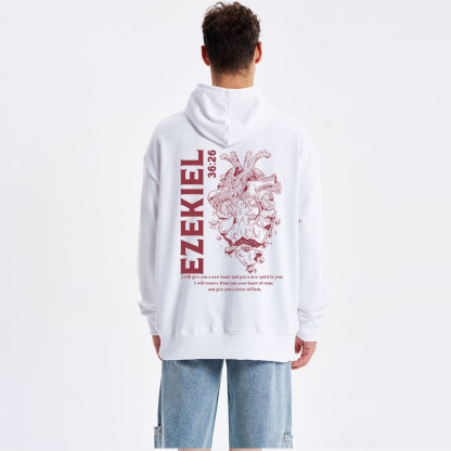 I Will Give You A New Heart And Put A New Spirit Classic Christian Hoodie