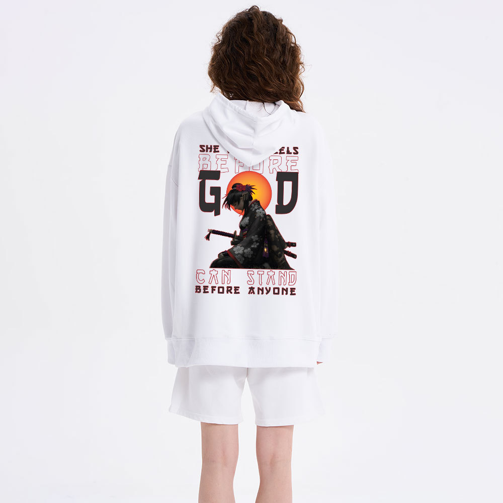 She Who Kneels Before God Classic Christian Hoodie