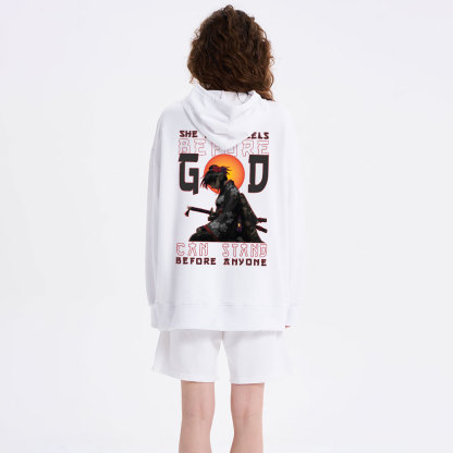 She Who Kneels Before God Classic Christian Hoodie