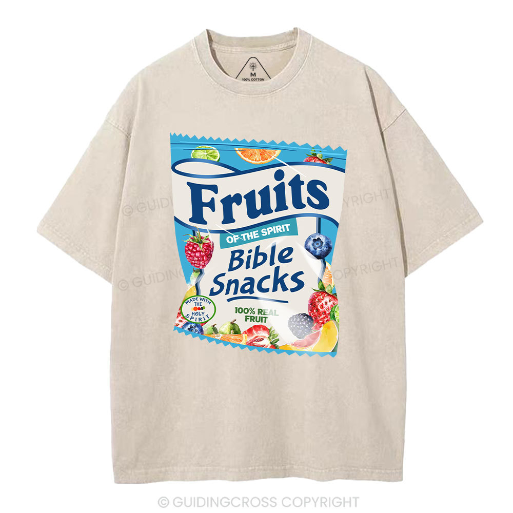 Fruit Of The Spirit Christian Washed T-Shirt