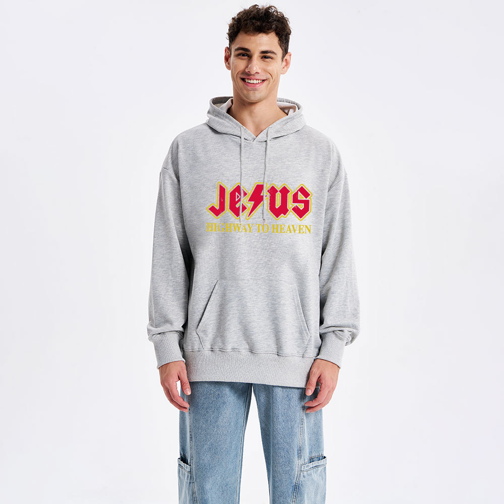 Jesus Highway To Heaven Classic Christian Hoodie