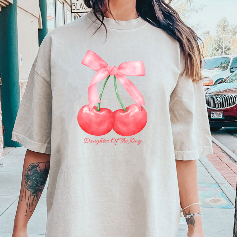 Daughter Of The King Christian Washed T-Shirt