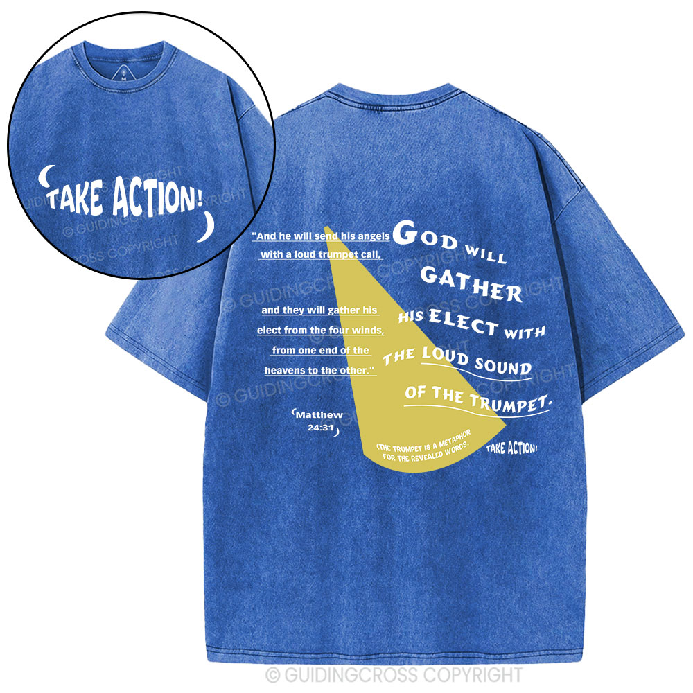 Take Action Christian Washed T-Shirt