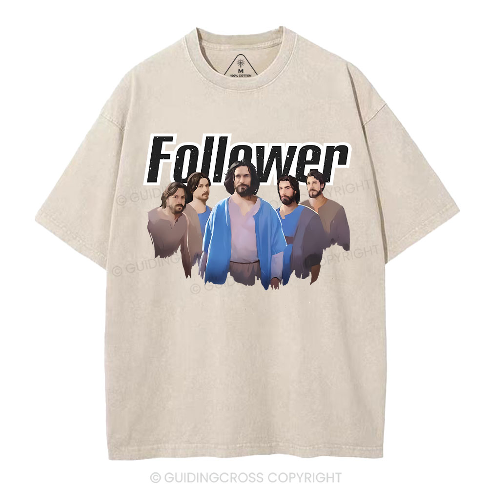 Follower Christian Washed T-Shirt