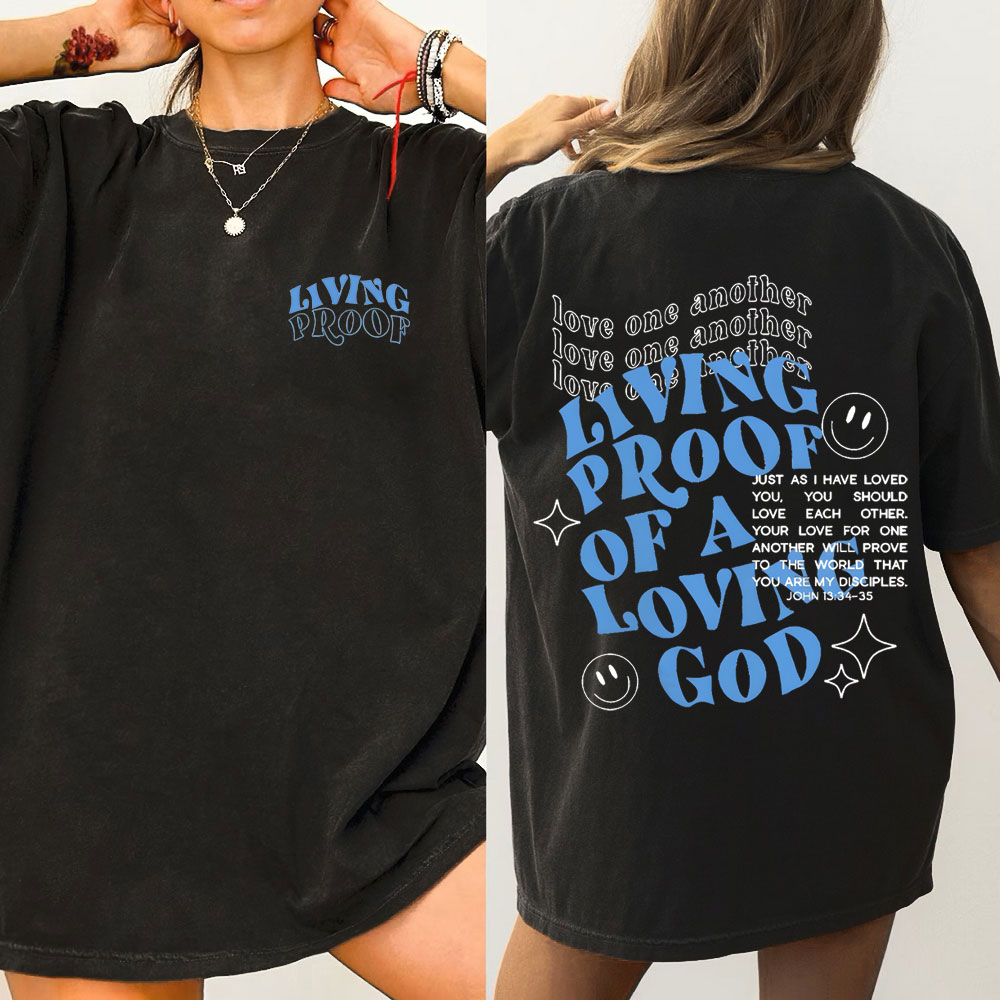 Love One Another Christian Washed T-Shirt