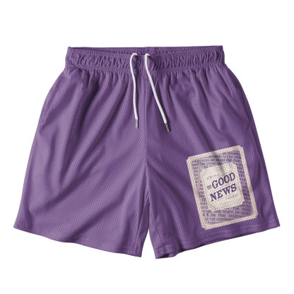 The Good News Christian Mesh Shorts