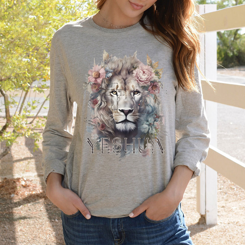 Lion Yeshua Christian Long Sleeve T-Shirt