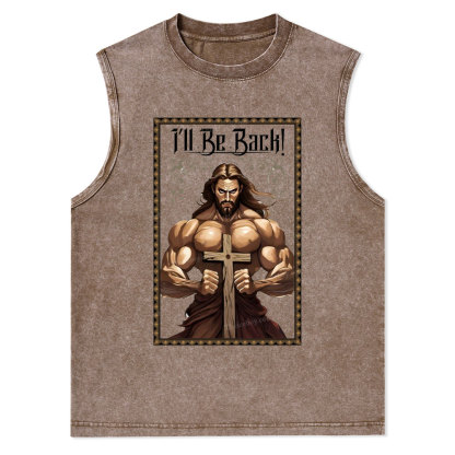 I'll Be Back Christian Washed T-Shirt