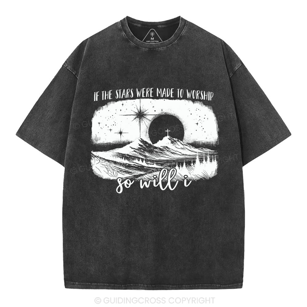 So Will I Christian Washed T-Shirt