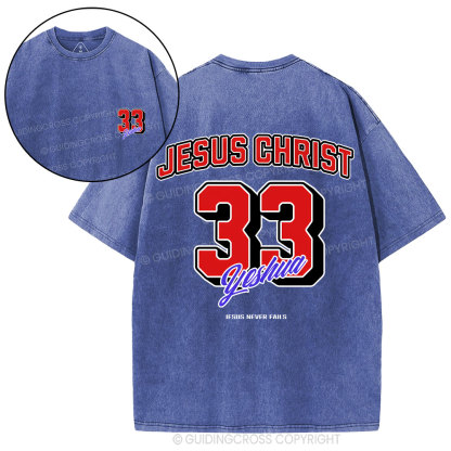 Jesus Christ Christian Washed T-Shirt