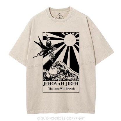 Jehovah Jireh Christian Washed T-Shirt