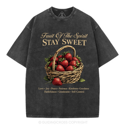 Stay Sweet Christian Washed T-Shirt