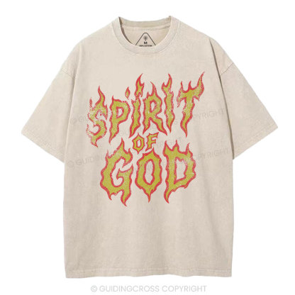 Spirit Of God Christian Washed T-Shirt
