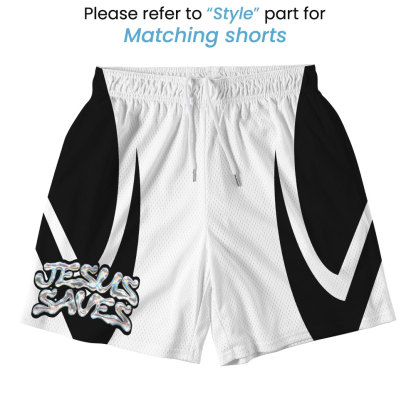 Jesus Saves Christian Mesh Jersey