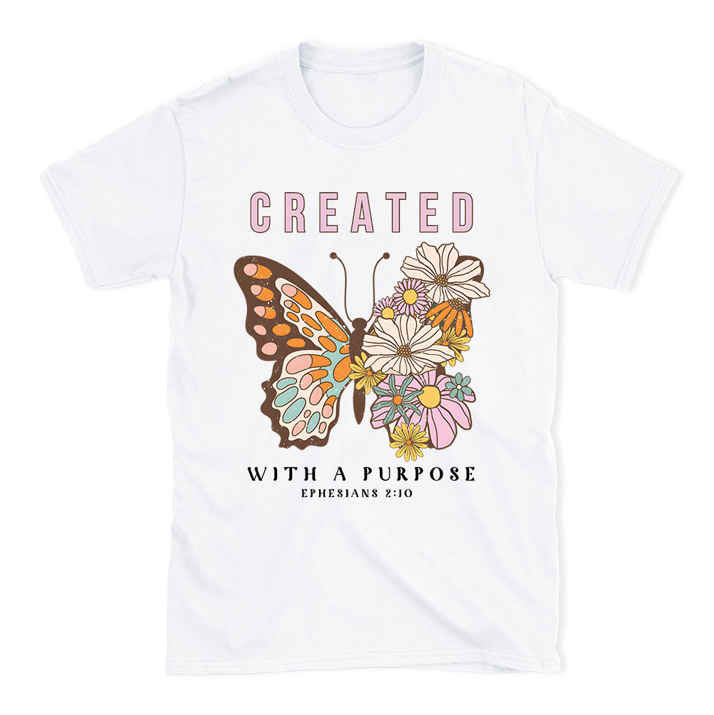 Created With Purpose Christian T-Shirt