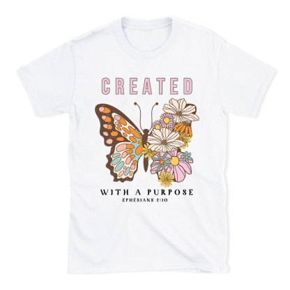 Created With Purpose Christian T-Shirt