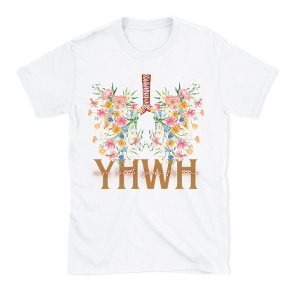 YHWH Floral Christian T-Shirt