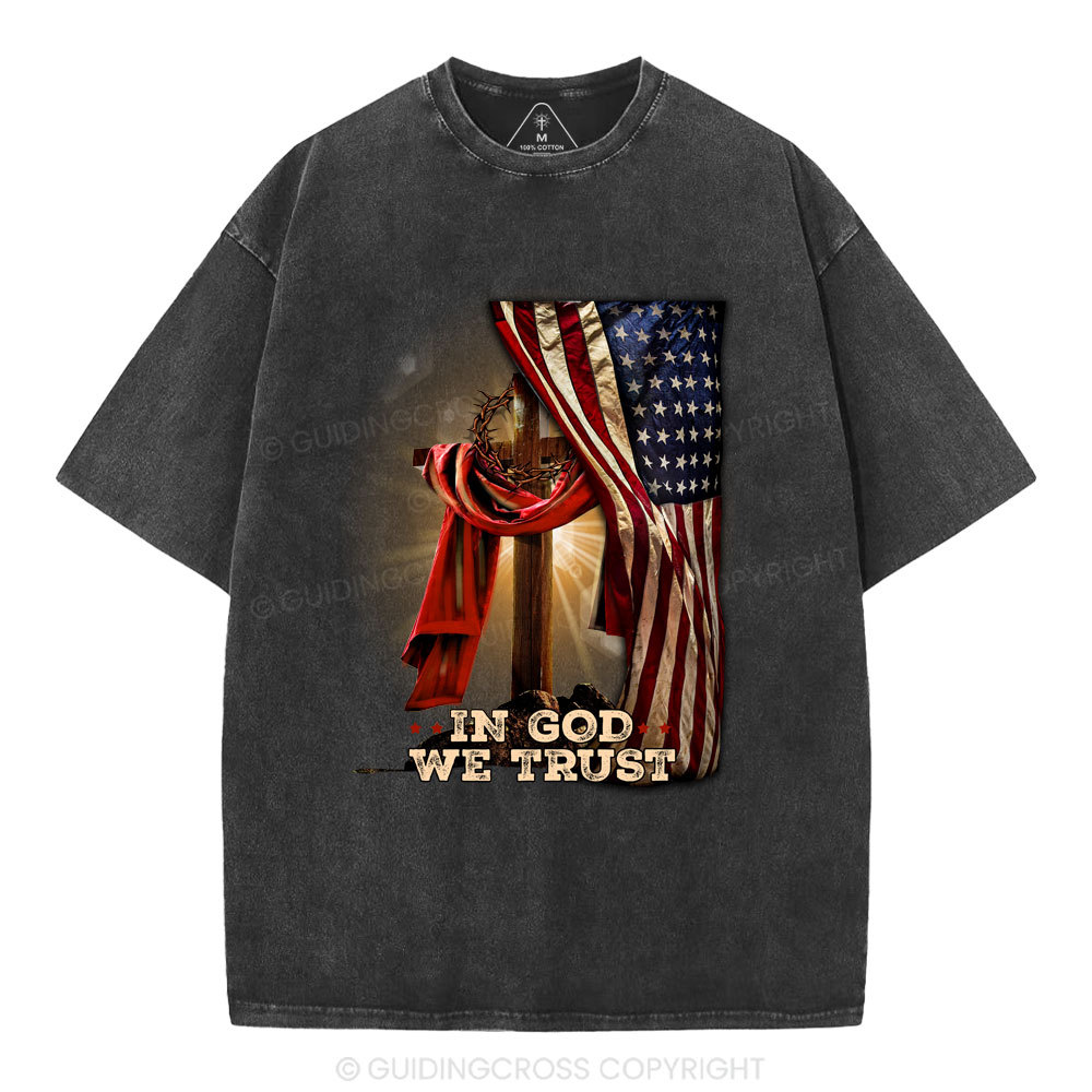 In God We Trust Christian Washed T-Shirt