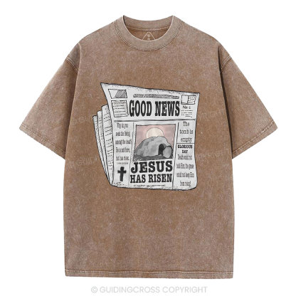 Good News  Christian Washed T-Shirt
